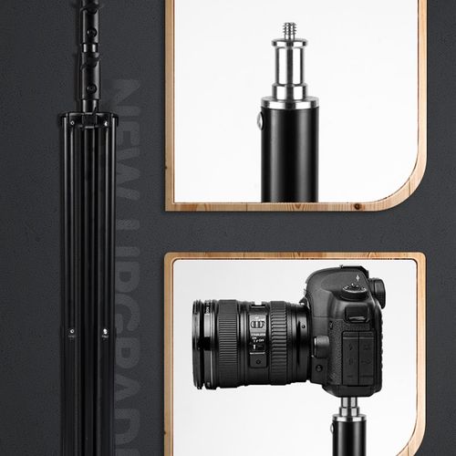 2.8米影室灯常亮灯闪光灯环形灯三角灯架外拍灯支架摄影器材加粗