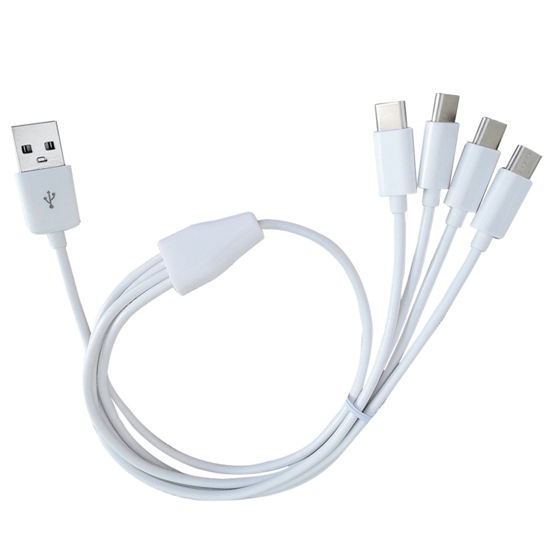 速发Multi 4 in 1 USB C Long Charger Cable Charging Cord Mult