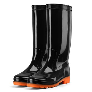 男雨鞋高筒雨靴长筒黑色水鞋男士劳保胶鞋厨房厨师鞋套脚防滑水靴