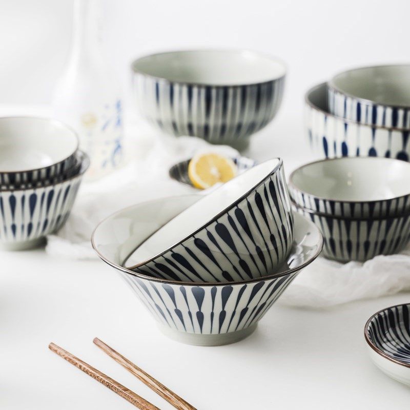 日式碗家用陶瓷餐具套装拉面碗米饭碗汤碗大码沙拉碗带把手高颜值,玩具/童车/益智/积木/模型,其它玩具,淘宝优惠券,粉丝福利购,淘宝优惠卷