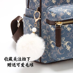 双肩包女旅游轻便高颜值小型设计感小众上班通勤旅行背包女士双肩