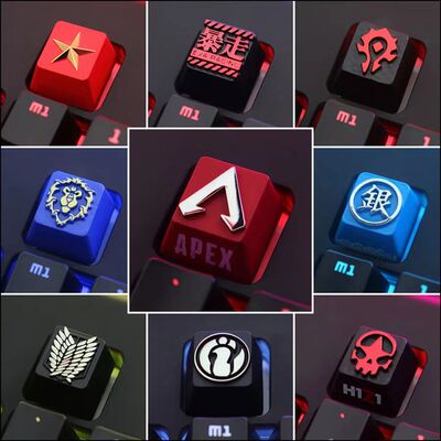 极速Teclado mecanico de liga de alumínio Zinc Key Cap, alí