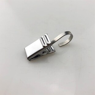 窗帘夹子挂钩不锈钢钩子固定窗帘配件扣环简易老式金属轨道小夹子