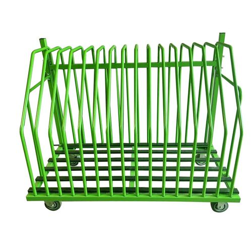 成品11格铝材门窗扇周转推车存玻璃纱扇架子放置工具车间运输立式