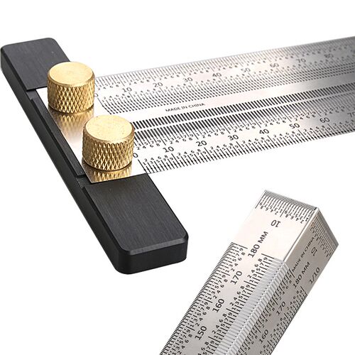 High-precision T-type Line Scriber Hole Scale Ruler Stainles
