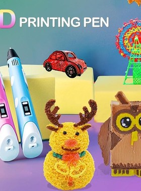 4th Upgraded 3D Printer Pen DIY 3 D Pen LED 3D Printing Pens