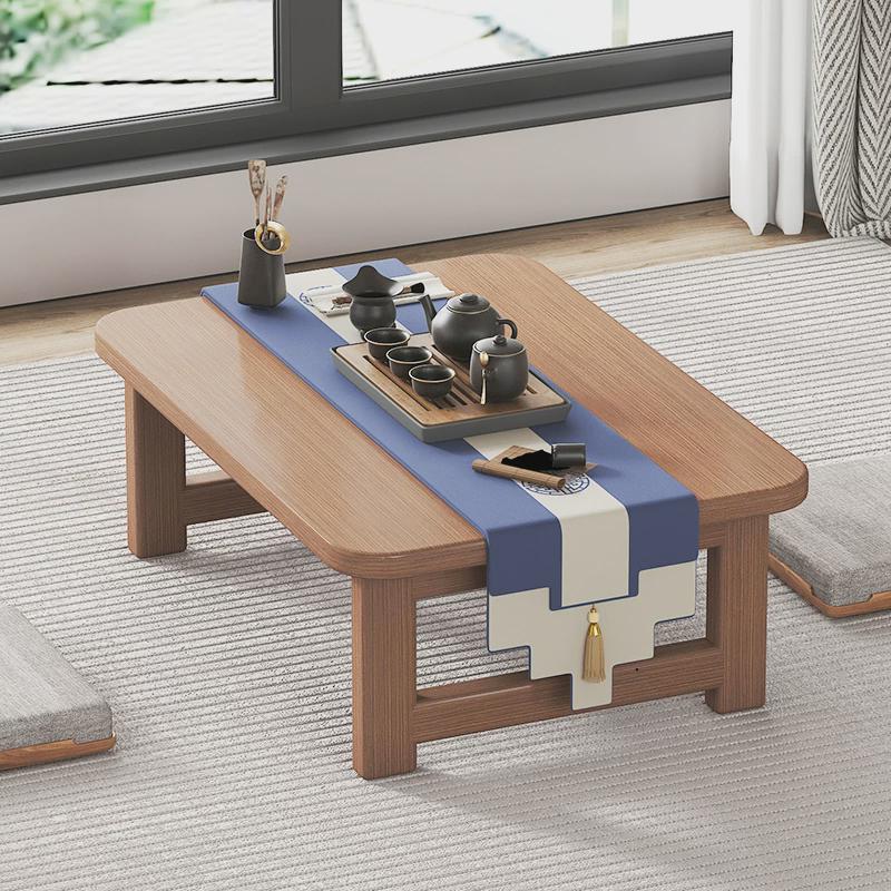 折叠桌飘窗桌炕桌家用茶几实木榻榻米茶桌床上小桌子书桌电脑矮桌