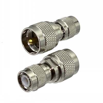 极速1pcs Connector Adapter UHF PL259 SO239 to TNC Male Plug