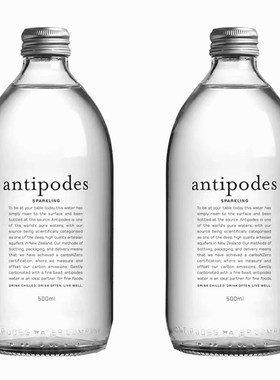 高端样板间玻璃瓶矿泉水饰品摆件进口矿泉水依云气水展厅厨房道具