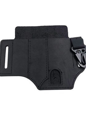 现货EDCc户外战术工具皮套 手电筒折叠刀鞘皮套 野外生存装备腰包