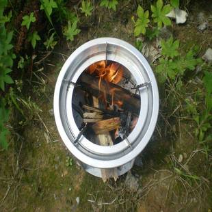 加厚柴火炉自装 野餐炉具烧x柴灶木炭取暖炉露营驾备野炊炉