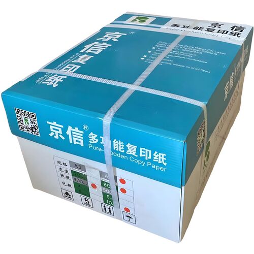 A4复印纸 70克 80pg500张打印纸学生素描纸草稿白纸办公用品500张