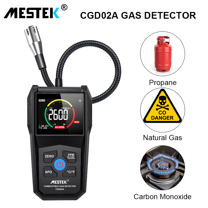 Color Screen Gas Analyzer CombustibGle Gas Leak Detector Gas