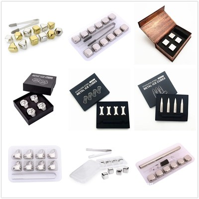 Stainless Steel Whisky Ice Cubes Bar Supplies  Vodka/Wiskey/