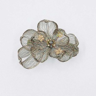 泫雅发夹女网红铜丝diy手工绕线花朵发卡一字夹大号简约气质横夹