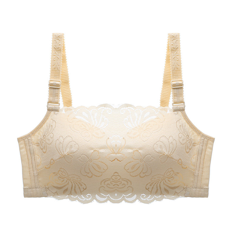 夏季抹胸式文胸聚拢神器 蕾丝防走光内衣女无钢圈小胸平胸加厚款,女士内衣/男士内衣/家居服,文胸,淘宝优惠券,粉丝福利购,淘宝优惠卷