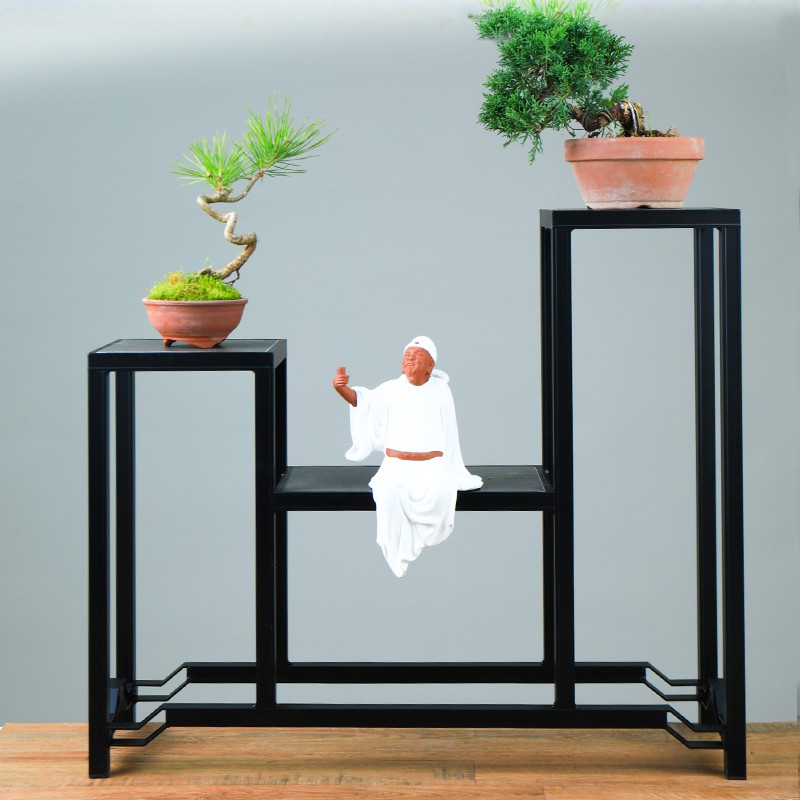 盆景铝合金底座长方形案台盆景架盆景几架户外桌面室外大型花架托
