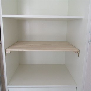 定制衣柜隔板分层架实木搁板架柜子内收纳衣橱柜隔断板分隔层板