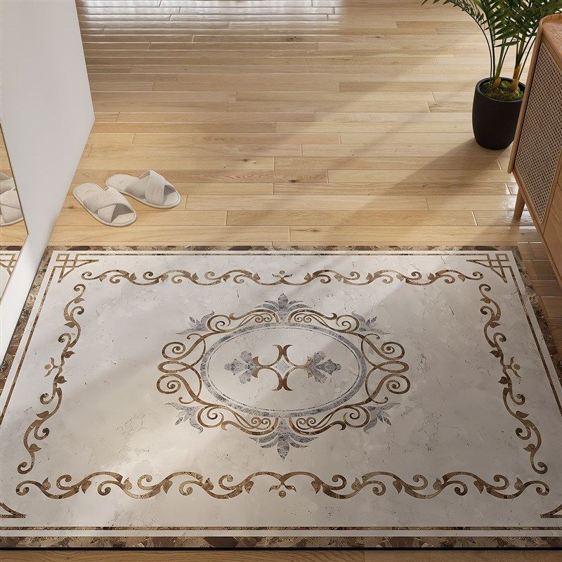 PVC进门地垫入户门垫欧式免洗家用脚垫厨房垫防水防油大门口垫子,居家布艺,入户地垫,淘宝优惠券,粉丝福利购,淘宝优惠卷