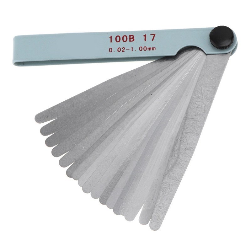 推荐17 Blades Feeler Gauge Metric Filler 0.02-1.00mm Gage M