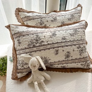 全棉夹棉枕套吸汗枕头罩单人加厚加大枕罩双人家用枕头内胆套