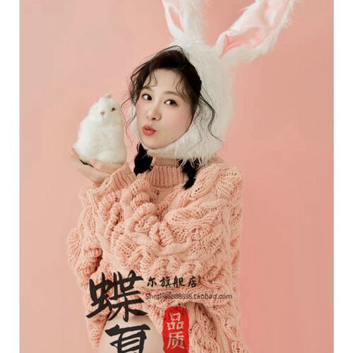 影楼新款孕妈孕味照摄影衣服毛衣套装摄影主题拍照孕妇写真照服装