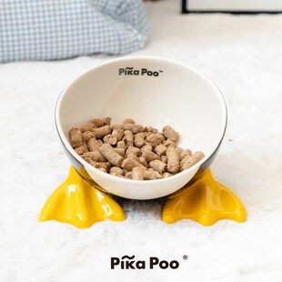 QZee poo匹卡噗宠物碗水碗防打翻狗碗食盆猫粮饮水宠物用品 Pika