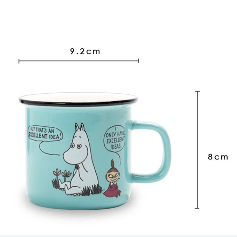 3 Colors Cartoon Ceramic Mug 300ML Student Milk Coffee Cup w