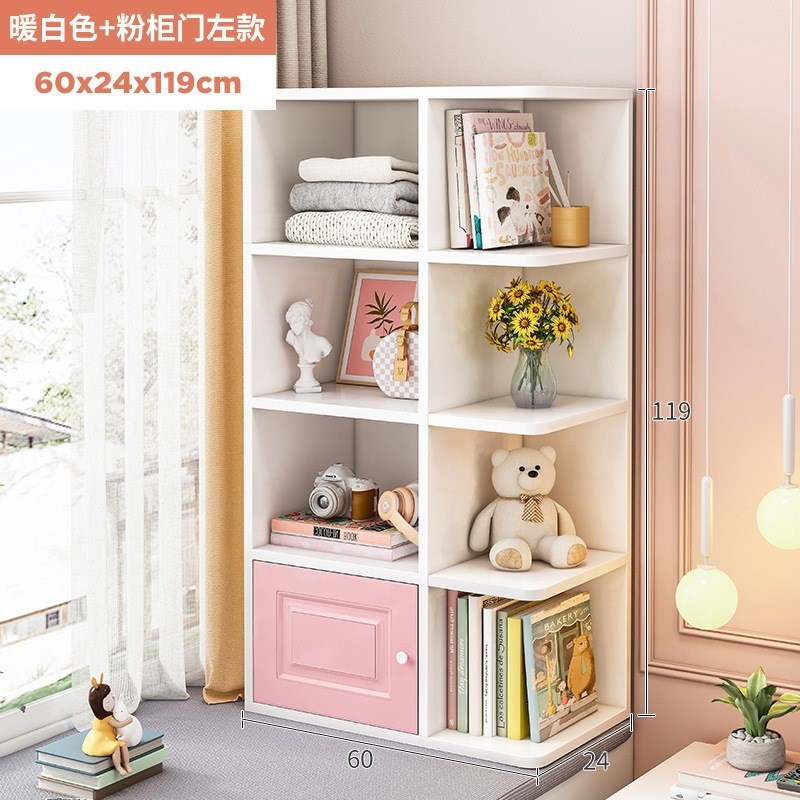 阳台柜储物d柜书桌书柜一体家用卧室置物架窗台飘窗柜地柜防新北
