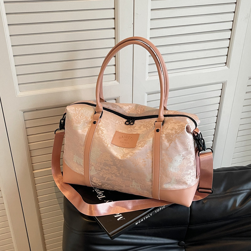 新中式国风便携旅行包女大容量手提包行李袋健身包干湿分离差旅包,箱包皮具/热销女包/男包,旅行袋,淘宝优惠券,粉丝福利购,淘宝优惠卷