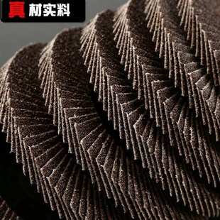 新品 适用百叶轮打磨片加厚型角磨机百叶片100R抛光片百页片不锈钢