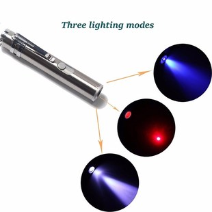 3 in1 red lazer pointer SB rechargeable flashlight rechargea