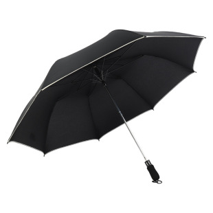 新款 抗风雨伞 大号120cm二折叠高尔x夫伞可印字商务自动伞简约男士