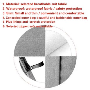 Laptop Sleeve Bag 12 13 13.3 14 15 15.6 inch Waterproof Note