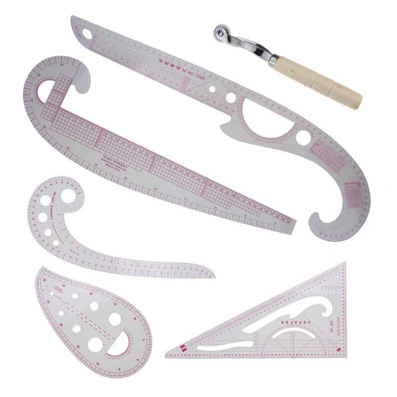 9PCS/SET Cutting Ruler Sewing Feet Tailor-Foot Put Yardstick