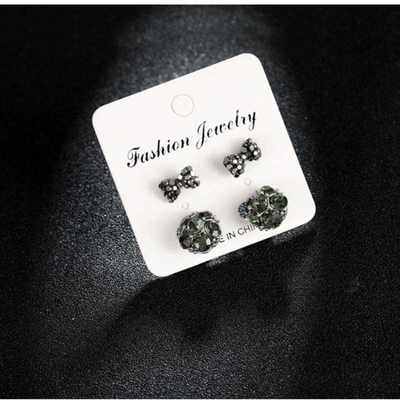 推荐Korean Earrings Faion Jewelry Crystal Ball Earrings For