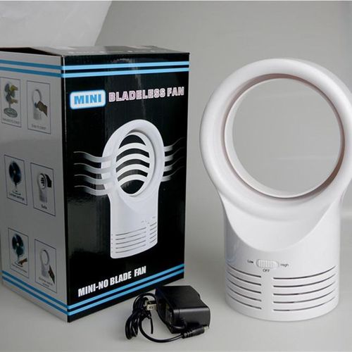 迷你风扇桌面电无学生台式家用静音小便携式充电叶办公室小型器