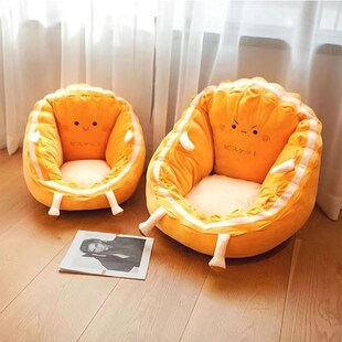 懒人小沙发床边榻榻米坐垫地上卡通人类狗窝卧室房间女生飘窗靠背