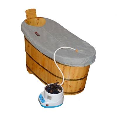 纯棉熏蒸布盖蒸泡木桶熏蒸仪桑拿熏蒸机木桶盖子浴桶罩子保温布盖