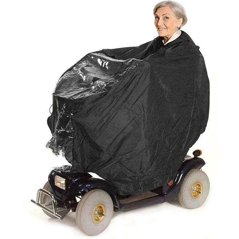 老年人电动四轮代步车雨衣雨披雨罩衣罩防水防风雨披套助力车盖布