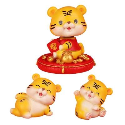 2022 Tiger Djecoration Mnii Cute Tiger Miniature Fignriue