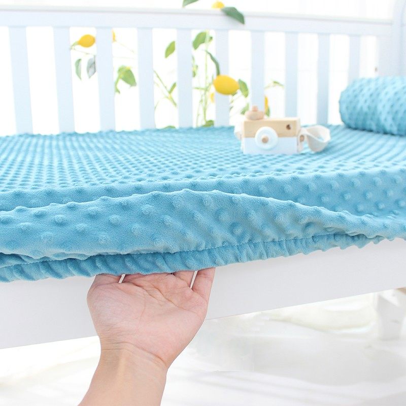 婴儿床床笠纯棉宝宝新生儿秋冬加厚豆豆绒床罩儿童拼接床床单定制,婴童用品,床单,淘宝优惠券,粉丝福利购,淘宝优惠卷
