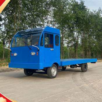 直销新品四轮电动平板车养殖场转运厂区周转车工s地运输车电动拉