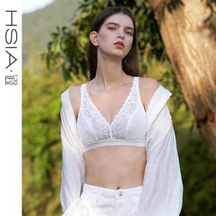 【乡野花开】遐内衣无钢圈软支撑长三角杯胸罩全罩杯大胸显小文胸