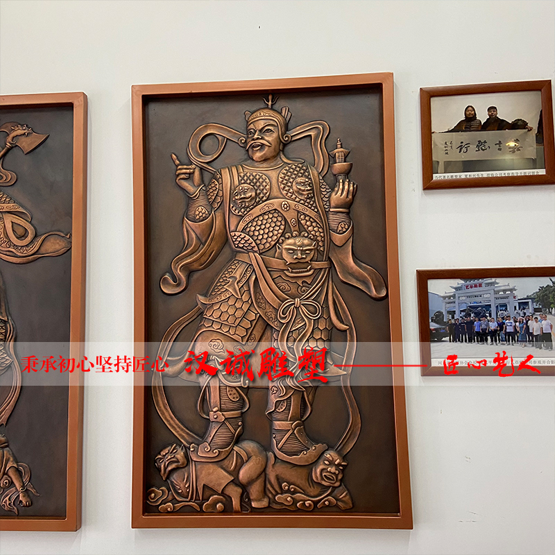 速发定制沙岩纯铜浮雕佛像浮雕壁画紫铜黄铜历史人物铜板画室内铜