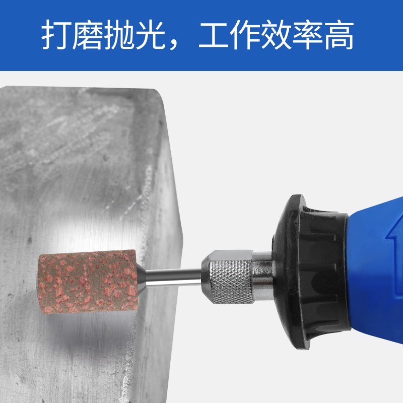 芝麻磨头抛光橡胶橡皮打磨x抛光轮套装金属模具电磨抛光圆柱形