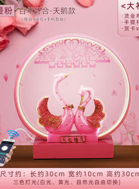 奢饰送女友姐妹男送新婚七夕订婚结婚新娘夫妇摆新人轻礼物礼品