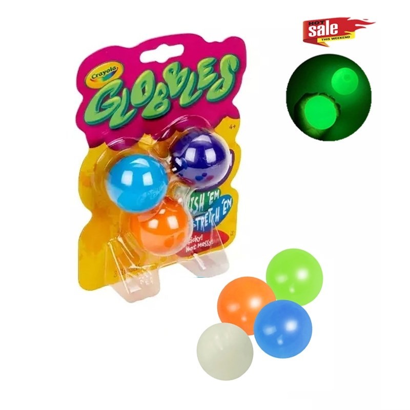 速发1Pcs Globbles Fidget Toy Sticky Balls Stress Relief Stic