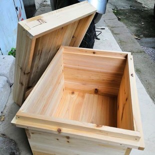 全杉木烘干热压 蜂箱中蜂箱蜜蜂箱养蜂箱七框箱小型蜜蜂箱1.1厚