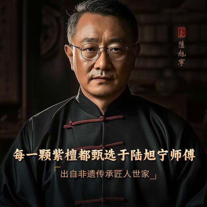 文玩手串男士小叶紫檀貔貅手链女檀香木质十二生肖七夕礼物送男友